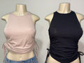 Tank top w side ties shirt