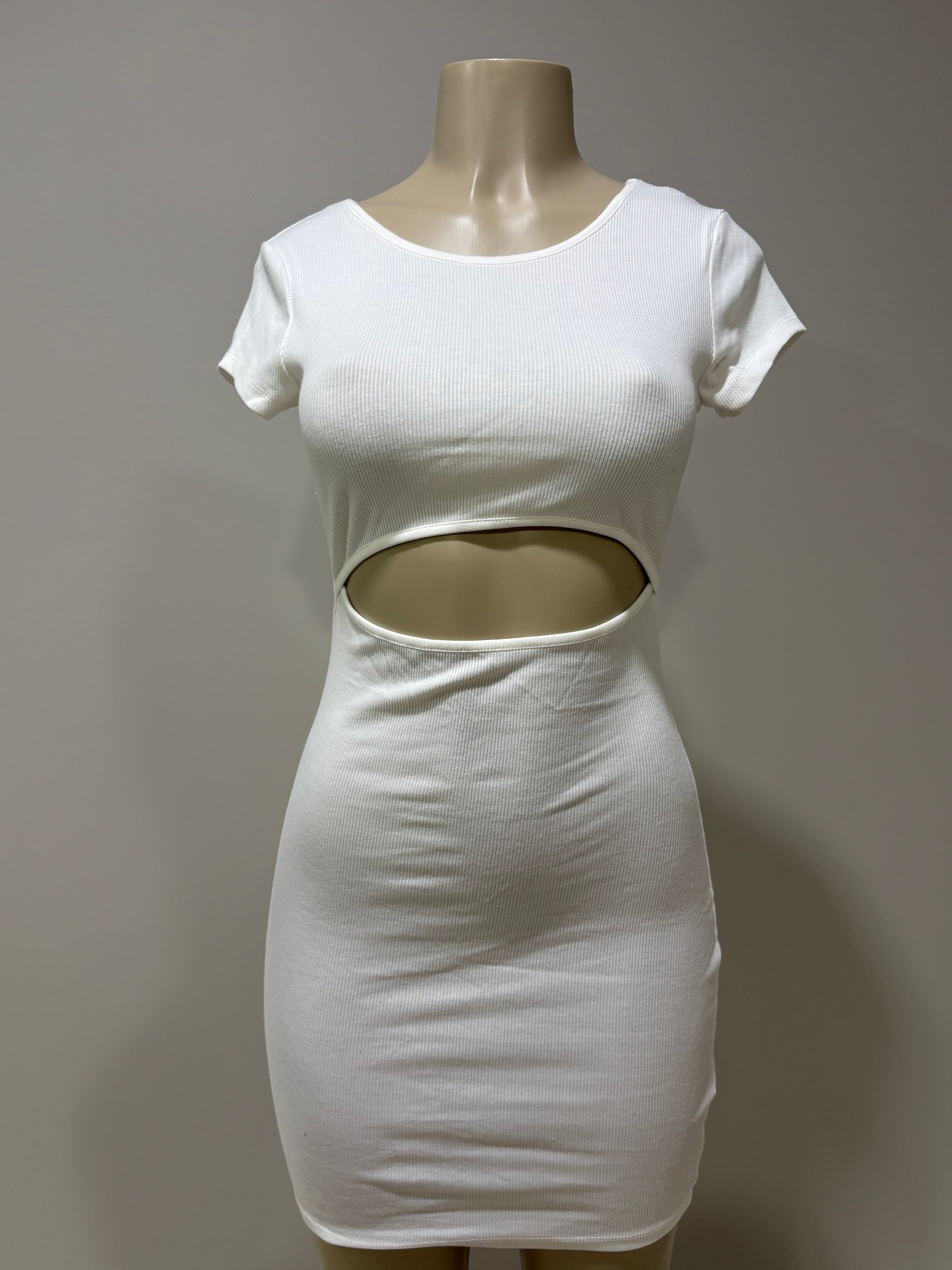 Open front dress