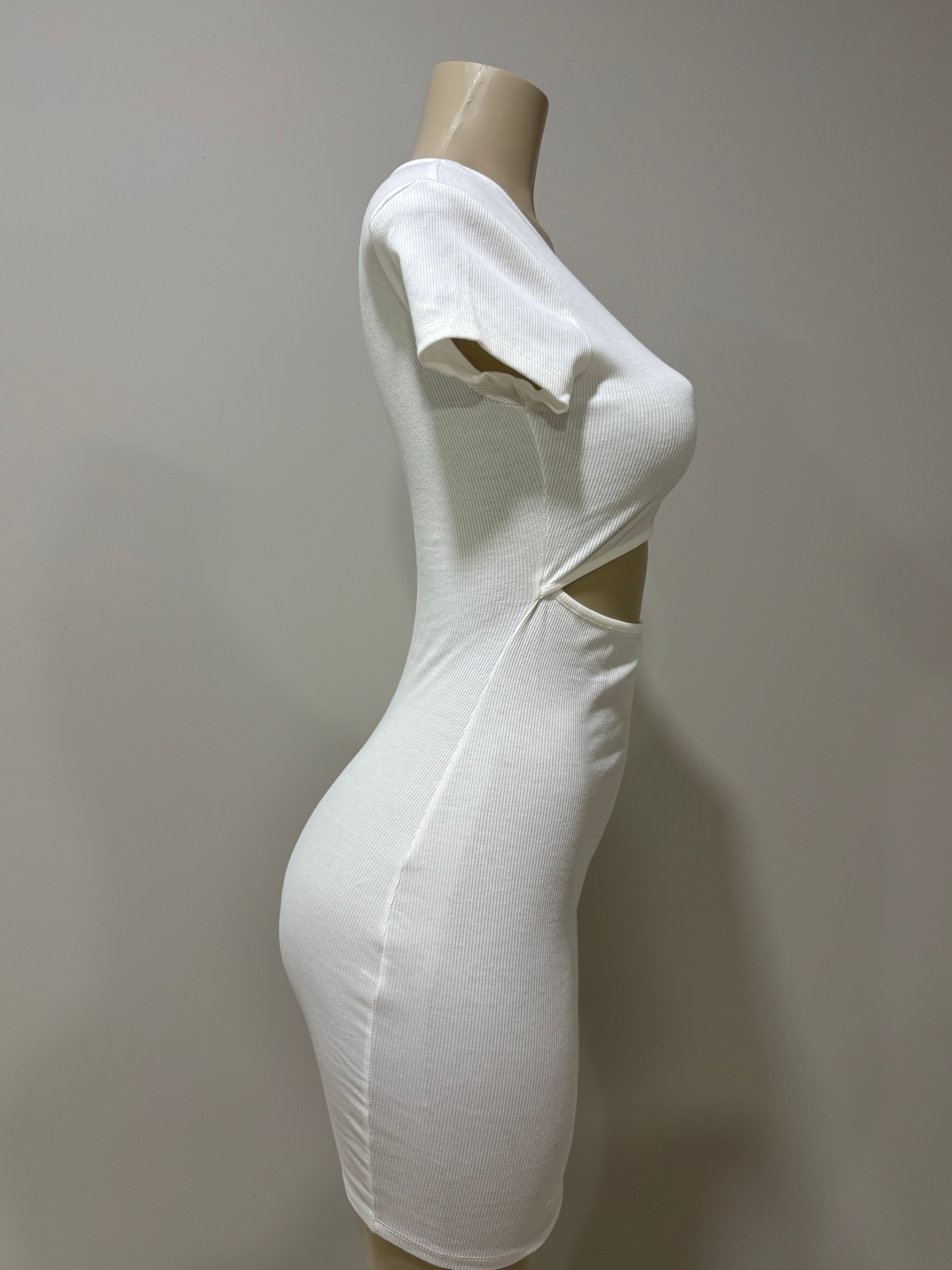 Open front dress
