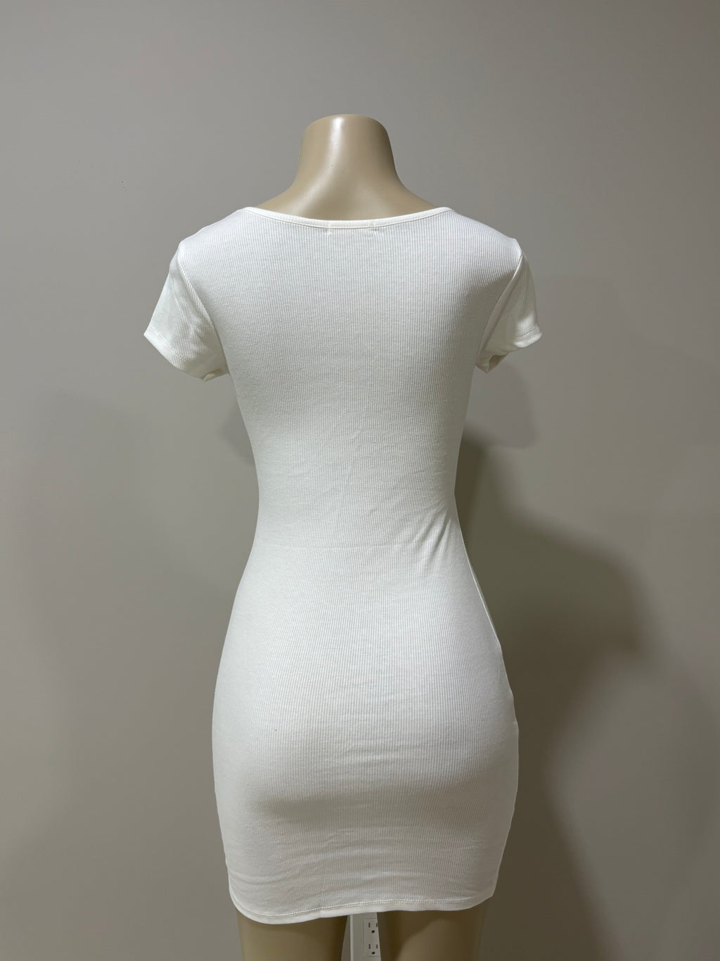 Open front dress