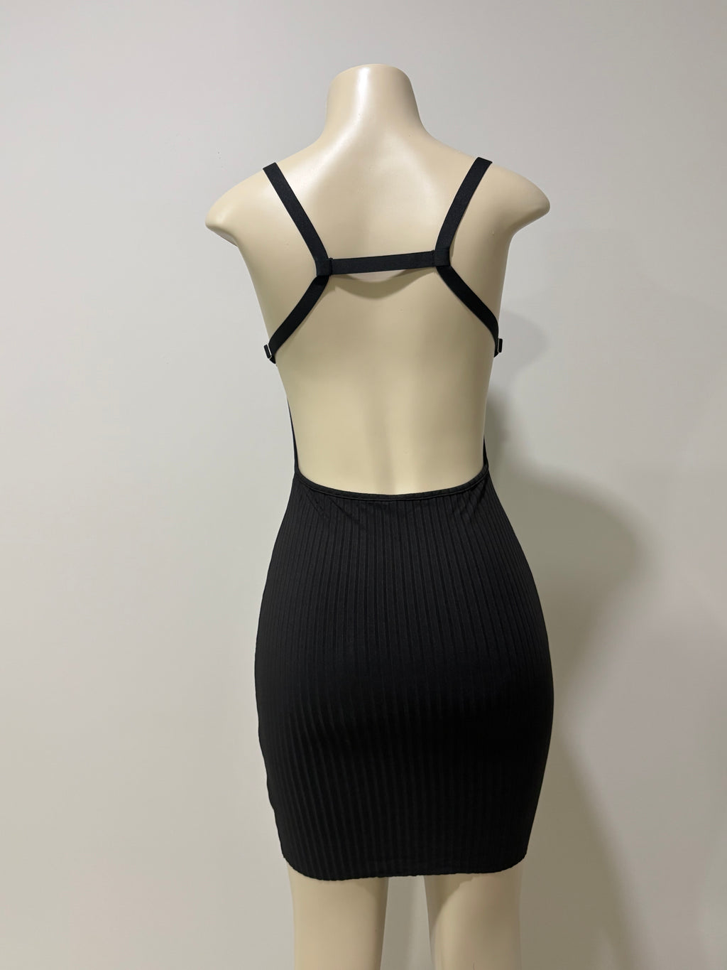 Strapped Open back dress
