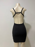 Strapped Open back dress