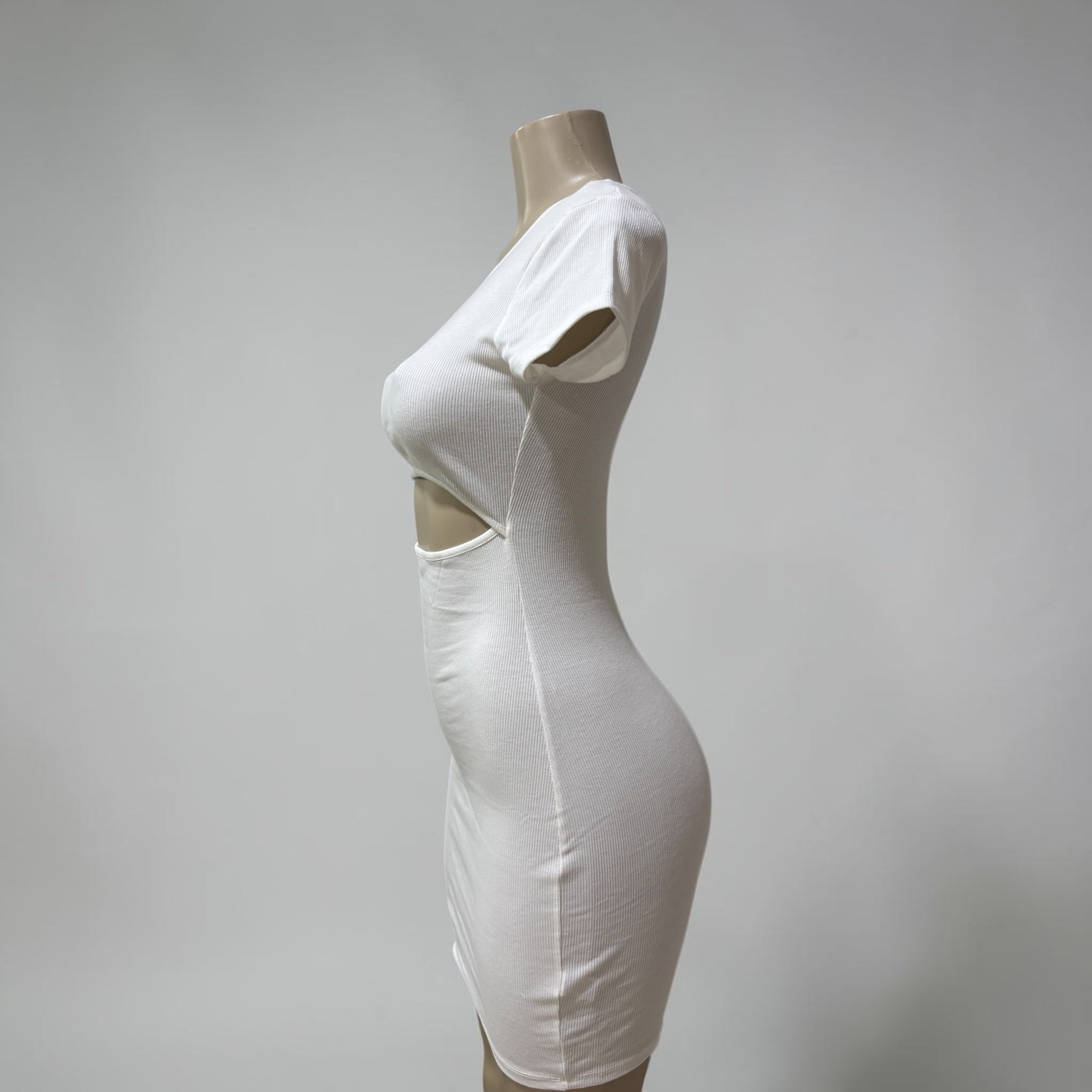 Open front dress