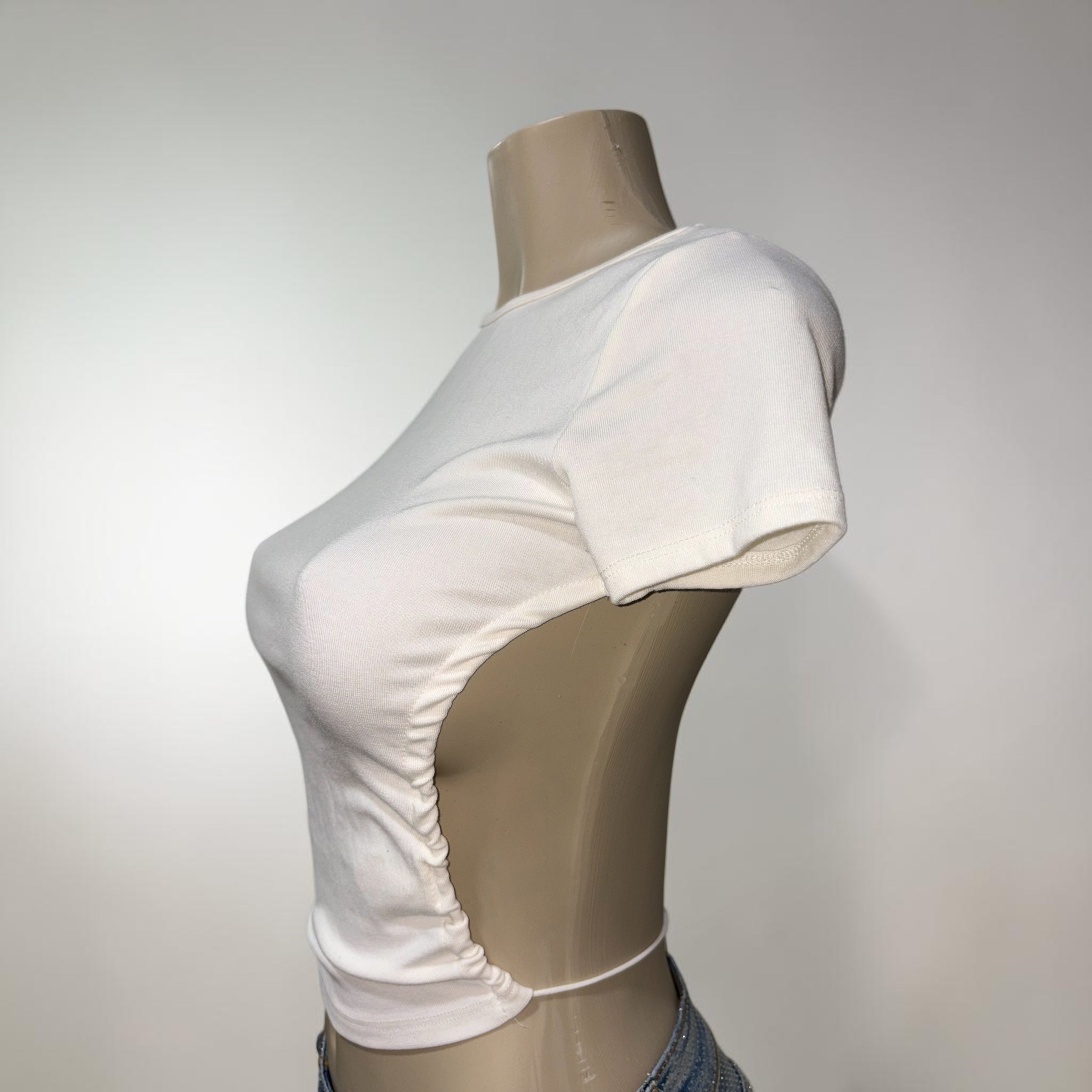 Open back with ties Top